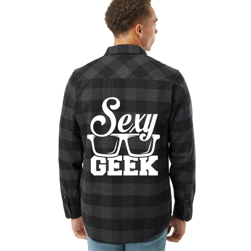 Like A I Love Cool Sexy Geek Nerd Glasses Boss Flannel Shirt | Artistshot