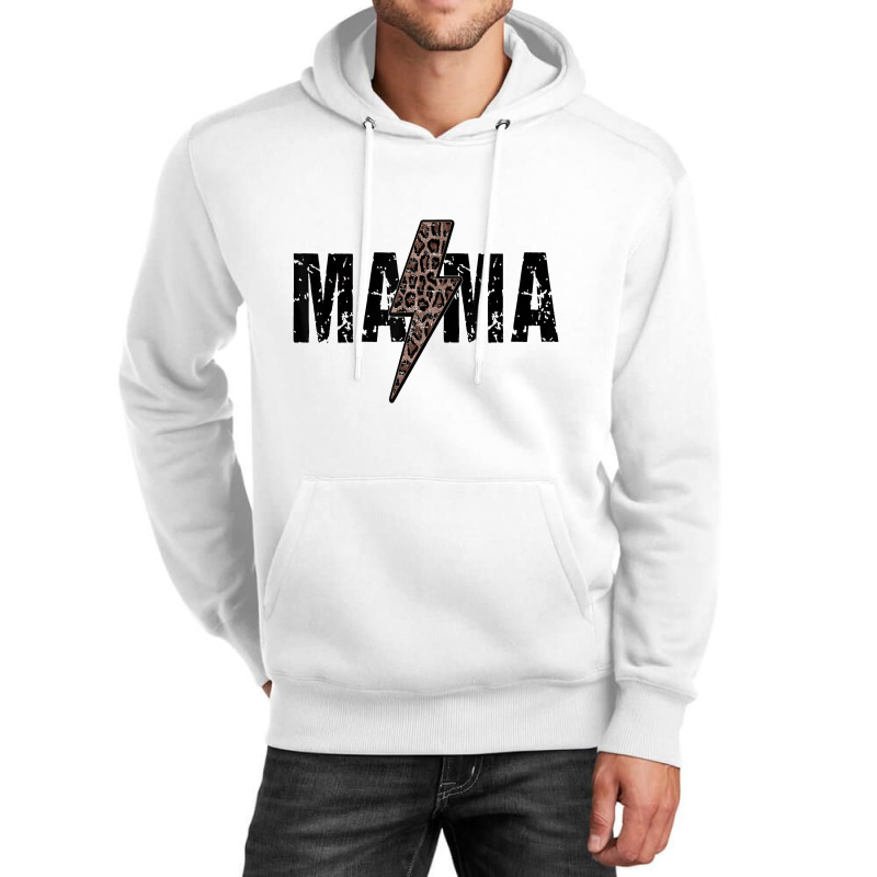 Mama Lightning Bolt Leopard Cheetah Print Mother's Unisex Hoodie by tonierich | Artistshot