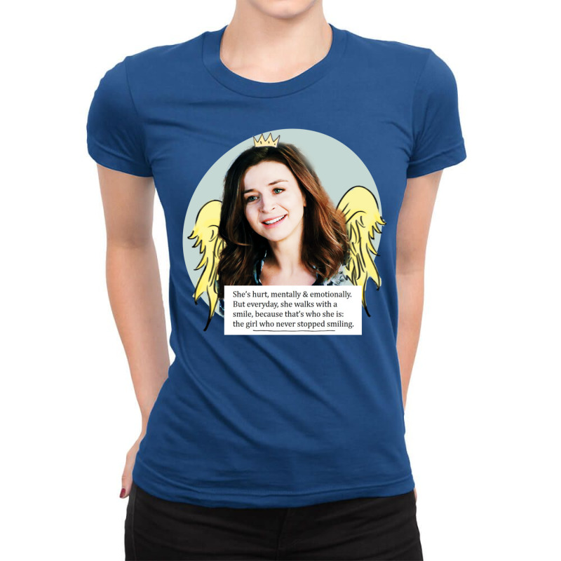 Amelia Shepherd Collage Ladies Fitted T-Shirt by gulsenteefy6 | Artistshot