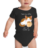 Cute Angry Cat Coffee Monday Caffeine T Shirt Baby Bodysuit | Artistshot