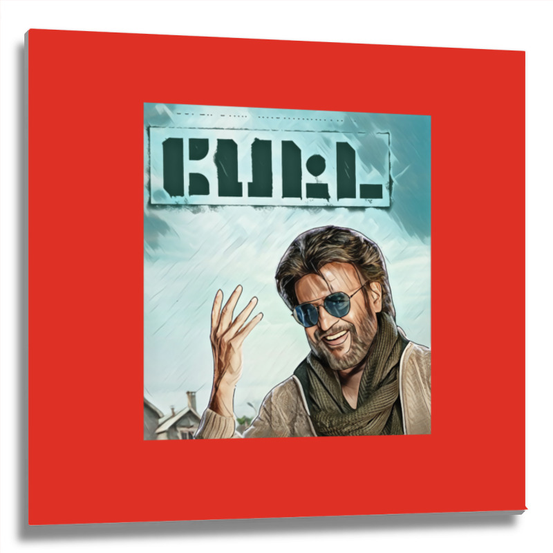 Rajinikanth In Petta Metal Print Square | Artistshot