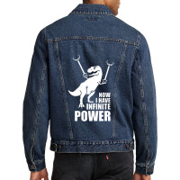 Now I Have Infinite Power Men Denim Jacket | Artistshot