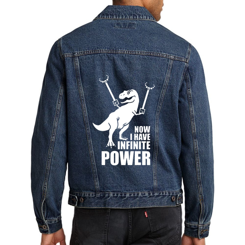 Now I Have Infinite Power Men Denim Jacket by porkudus | Artistshot