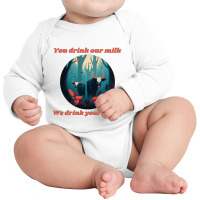 Team Cow Cows Long Sleeve Baby Bodysuit | Artistshot