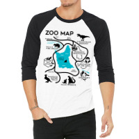 Zoo Map 3/4 Sleeve Shirt | Artistshot