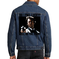 Do I Feel Lucky Men Denim Jacket | Artistshot