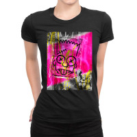 The Simpsons Bart Simpson El Barto Graffiti Ladies Fitted T-shirt | Artistshot