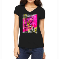 The Simpsons Bart Simpson El Barto Graffiti Women's V-neck T-shirt | Artistshot