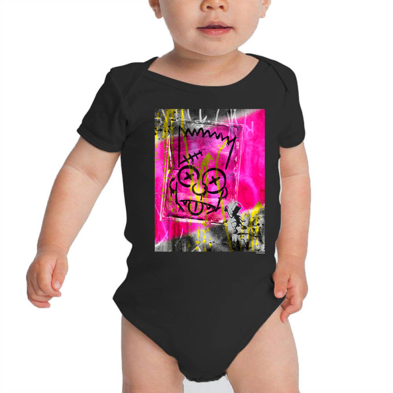 The Simpsons Bart Simpson El Barto Graffiti Baby Bodysuit | Artistshot