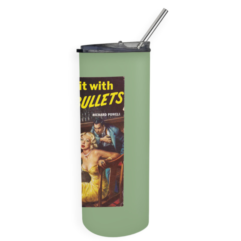 Vintage Hardboiled Detective Paperback Cover 6 Skinny Tumbler | Artistshot