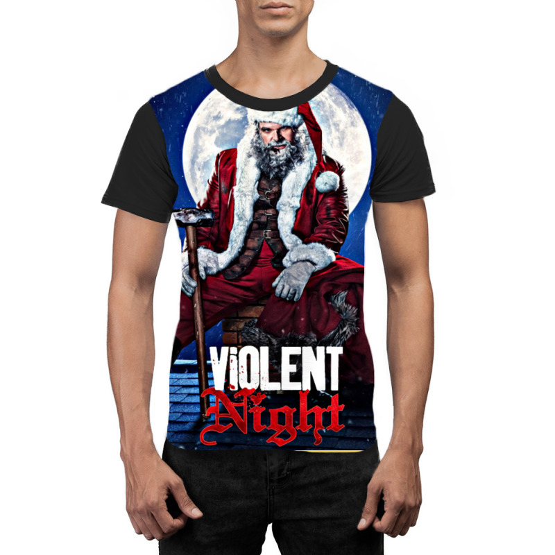 Violent Night Movie 2022   Violent Night David Har Graphic T-shirt | Artistshot