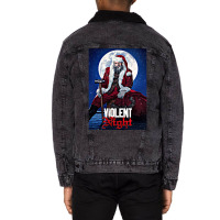 Violent Night Movie 2022   Violent Night David Har Unisex Sherpa-lined Denim Jacket | Artistshot