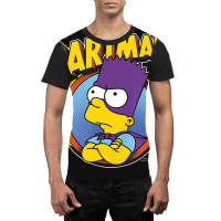 The Simpsons Bartman Hero Shot C2 Graphic T-shirt | Artistshot