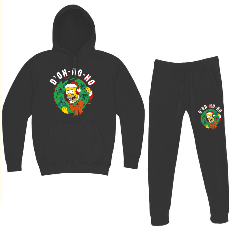 The Simpsons Christmas Homer D'oh-ho-ho Hoodie & Jogger Set | Artistshot