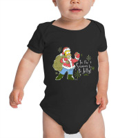 The Simpsons Christmas Homer Tis The Jelly Season! Baby Bodysuit | Artistshot