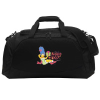 The Simpsons Christmas Marge Naughty Or Nice Active Duffel | Artistshot