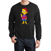 The Simpsons Cool Kid Lisa Crewneck Sweatshirt | Artistshot