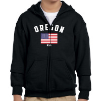 Oregon Youth Zipper Hoodie | Artistshot