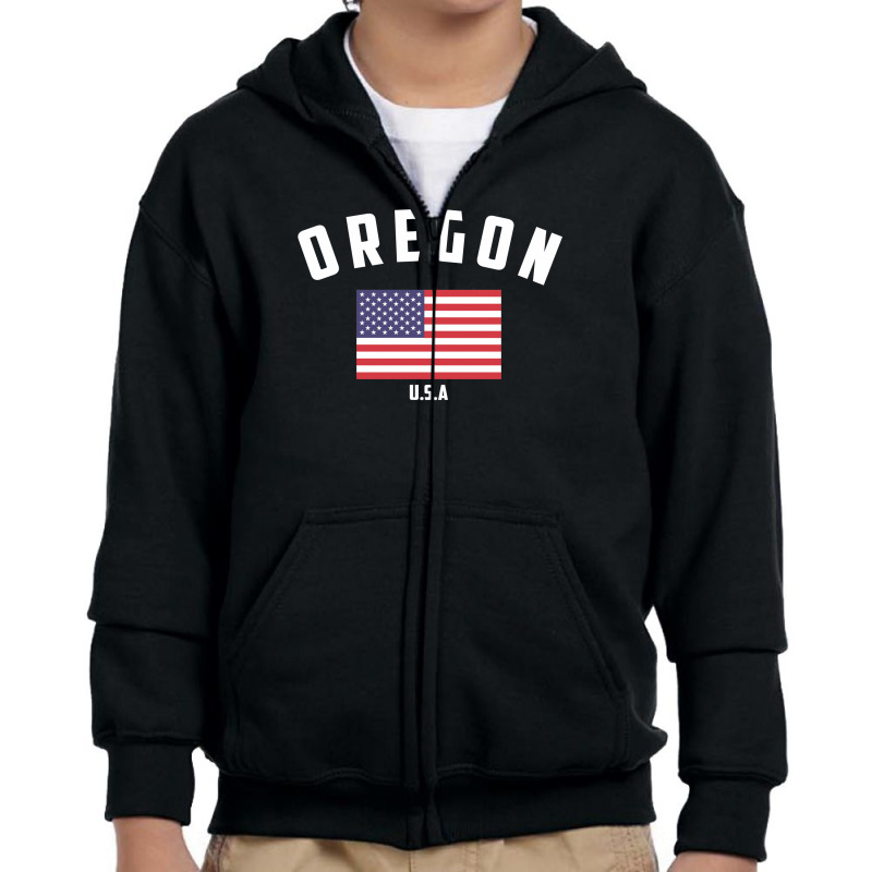 Oregon Youth Zipper Hoodie by Chris Ceconello | Artistshot