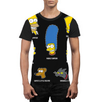 The Simpsons Family Faces C2 Graphic T-shirt | Artistshot