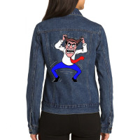 Employee Is Angry Ladies Denim Jacket | Artistshot