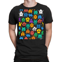 Invaders I Love 80s Retro 8 Bi Space Monsters T-shirt | Artistshot