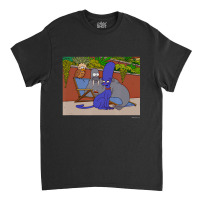 The Simpsons Group Shot Animal Family V2 Classic T-shirt | Artistshot