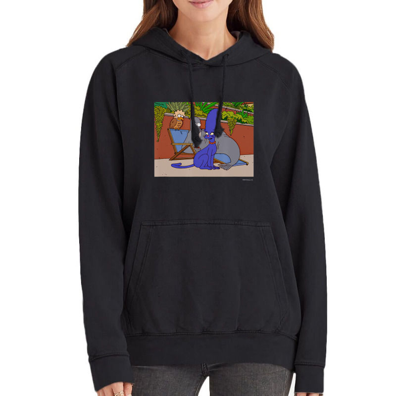 The Simpsons Group Shot Animal Family V2 Vintage Hoodie by longdanouj | Artistshot