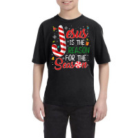 Jesus Is The Reason For The Season Christmas Pajam Youth Tee | Artistshot