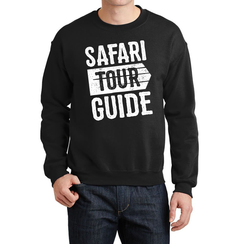 Safari Tour Guide Kids Adult Funny Halloween Costu Crewneck Sweatshirt | Artistshot