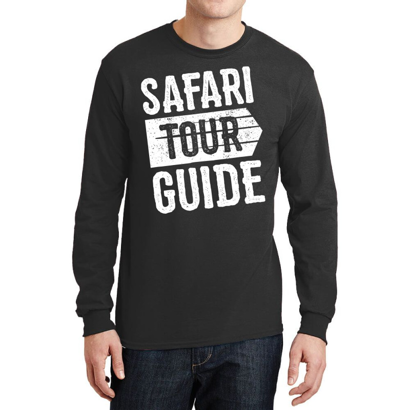 Safari Tour Guide Kids Adult Funny Halloween Costu Long Sleeve Shirts | Artistshot