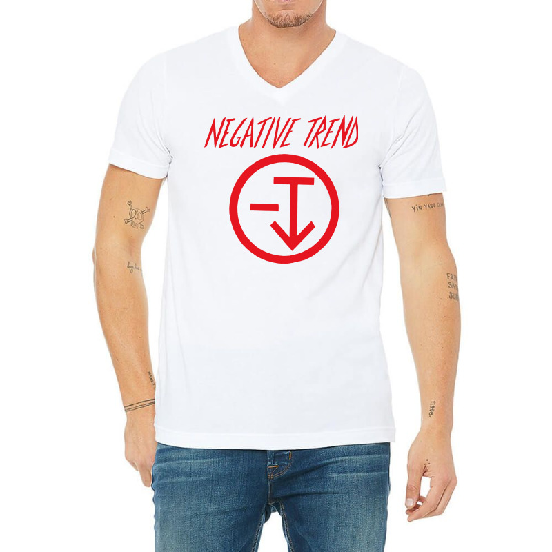 Negative Trend V-neck Tee | Artistshot