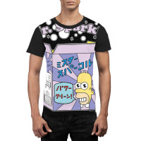 The Simpsons Homer Mr. Sparkle Kanji Box Bubbles V Graphic T-shirt | Artistshot