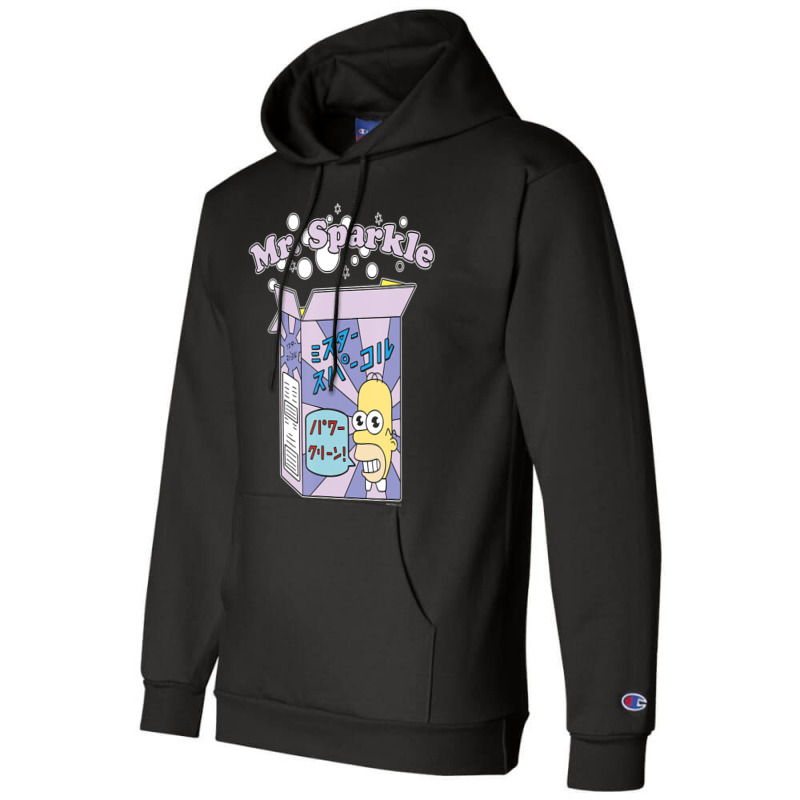 The Simpsons Homer Mr. Sparkle Kanji Box Bubbles V Champion Hoodie by longdanouj | Artistshot