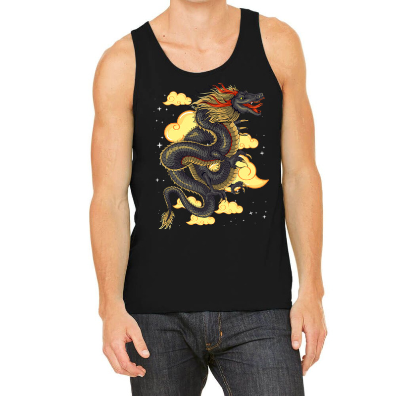 Chinese Dragon Japanese Art Tokyo Dragon Asia Tatt Tank Top by kerrmanthez | Artistshot