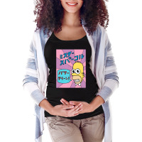 The Simpsons Homer Mr. Sparkle Kanji Box V1 Maternity Scoop Neck T-shirt | Artistshot