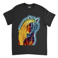 Haflinger Horse Portrait Classic T-shirt | Artistshot