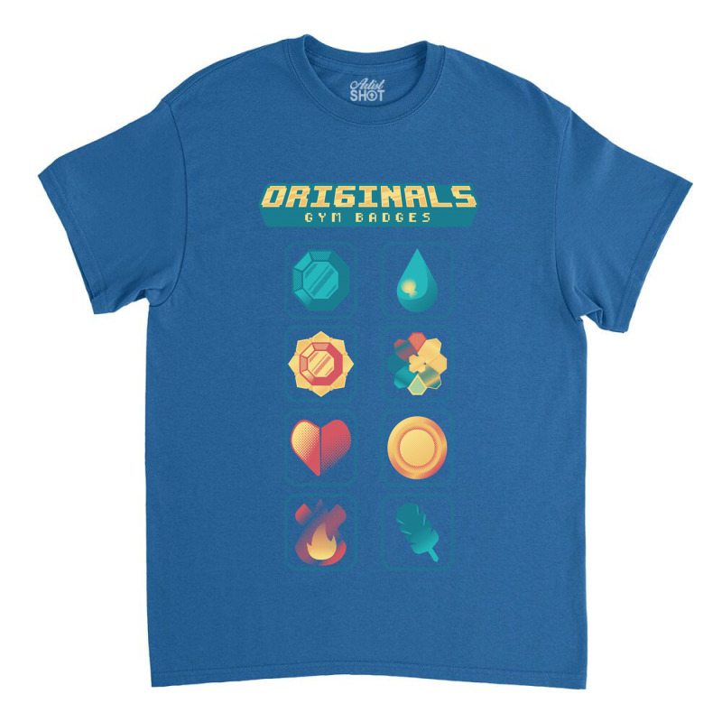 Originals - Gym Badges Classic T-shirt by Sketchdemao | Artistshot