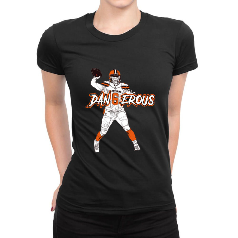 Shotgun Formation Baseball Ladies Fitted T-Shirt by Linda J Gage | Artistshot