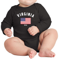 Virginia Long Sleeve Baby Bodysuit | Artistshot