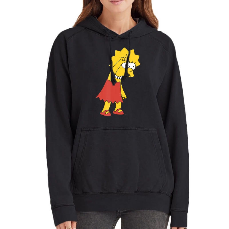 The Simpsons Lisa Loser Vintage Hoodie by longdanouj | Artistshot