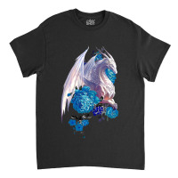 Cool Dragon Rose Flower Classic T-shirt | Artistshot