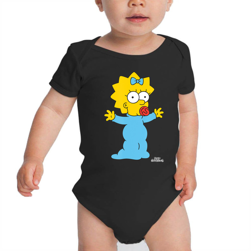 The Simpsons Maggie Needs A Hug Baby Bodysuit by longdanouj | Artistshot