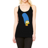 The Simpsons Marge Simpson Big Face Racerback Tank | Artistshot