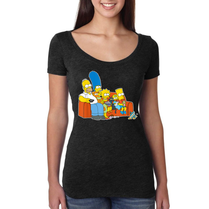 The Simpsons Homer Women's Triblend Scoop T-shirt by Freida B Clark | Artistshot