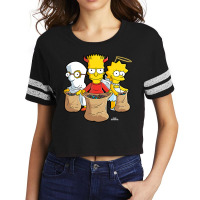 The Simpsons Trick Or Treat Treehouse Of Horror Ha Scorecard Crop Tee | Artistshot