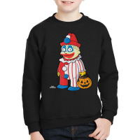 The Simpsons Ralph Clown Treehouse Of Horror Hallo Youth Sweatshirt | Artistshot