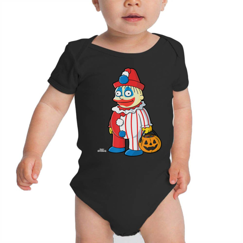 The Simpsons Ralph Clown Treehouse Of Horror Hallo Baby Bodysuit | Artistshot