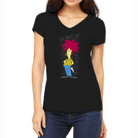 The Simpsons Sideshow Bob Die Bart Die V2 Women's V-neck T-shirt | Artistshot