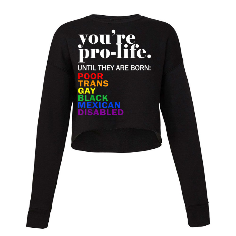 Funny Lgbt Pride Gay Pride Lgbtq T Shirt Cropped Sweater | Artistshot